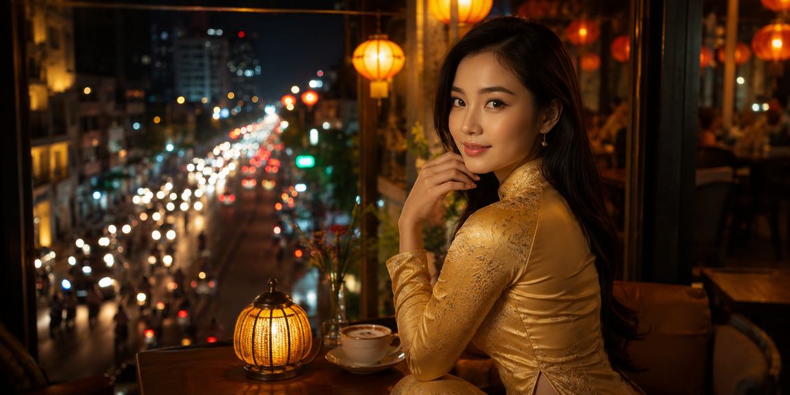 Người chơi tại TP.HCM trải nghiệm cá cược trực tuyến trong trang phục áo dài truyền thống