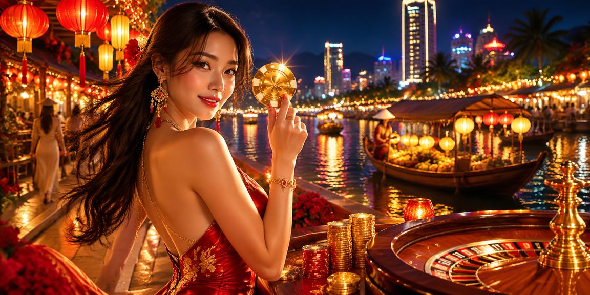 Buổi tối sôi động tại chợ đêm Nha Trang kết hợp trải nghiệm Roulette trực tuyến