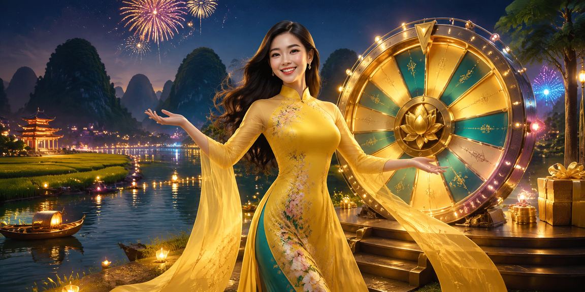 Người dùng tại Ninh Bình trải nghiệm Roulette trực tuyến trong trang phục áo dài truyền thống